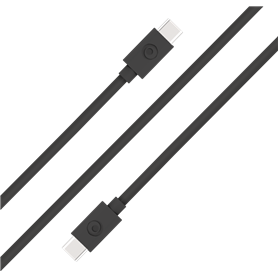 Câble USB C/USB C 2m Noir - 3A - 100% Plastique recyclé Bigben