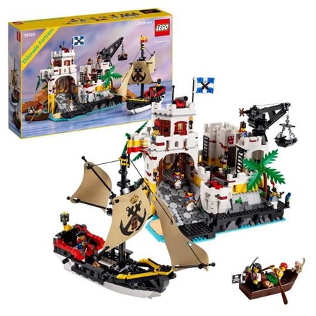 LEGO 10320 Icons La Forteresse de l'Eldorado. Kit de Maquette pour Adu