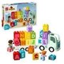 LEGO 10421 DUPLO Ma Ville Le Camion de l'Alphabet. Jouet d'Apprentissa