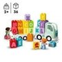 LEGO 10421 DUPLO Ma Ville Le Camion de l'Alphabet. Jouet d'Apprentissa