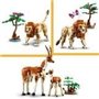 LEGO 31150 Creator 3en1 Les Animaux Sauvages du Safari. Jouet avec Fig