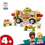 LEGO 42633 Friends Le Food-Truck de Hot-Dogs. Jouet de Restaurant Mobi