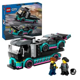 LEGO 60406 City La Voiture de Course et le Camion de Transport de Voit