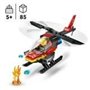 LEGO 60411 City L'Hélicoptere de Secours des Pompiers. Jouet avec Mini