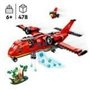 LEGO 60413 City L'Avion de Sauvetage des Pompiers. Jouet avec 3 Minifi