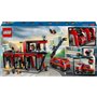 LEGO 60414 City La Caserne et le Camion de Pompiers. Jouet de Figurine
