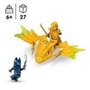 LEGO 71803 NINJAGO L'Attaque du Dragon Rebelle d'Arin. Jouet Ninja de 