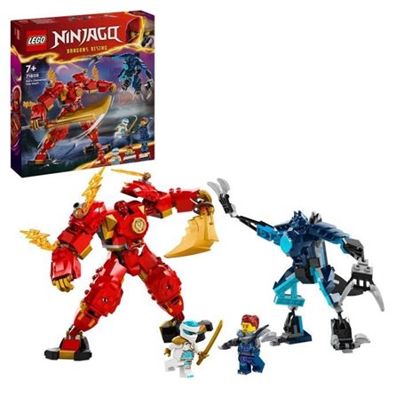 LEGO 71808 NINJAGO Le Robot Élémentaire du Feu de Kai. Jouet Ninja ave