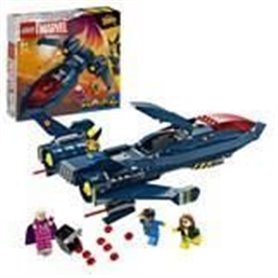 Playset Lego 76281 Marvel The X-Men's X-Jet LEGO 76281 Marvel Le X-Jet des X-Men. Jouet d'Avion. Chasseur avec Min