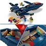 LEGO 76281 Marvel Le X-Jet des X-Men. Jouet d'Avion. Chasseur avec Min