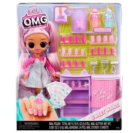 L.O.L. Surprise OMG Sweet Nails -  Bar a ongles - Poupée mannequin Ki