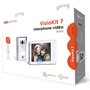 Interphone vidéo filaire. coloris blanc - VisioKit 7 - SCS SENTINEL