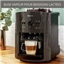 KRUPS Machine à café broyeur grain, Mousseur de lait, 2 tasses espress