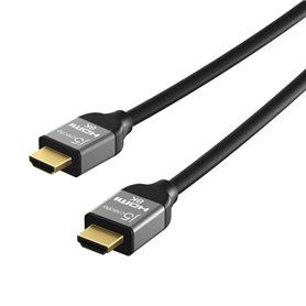 j5create JDC53 Câble HDMI 8K Ultra Haute Vitesse UHD, Noir et Gris, 2 