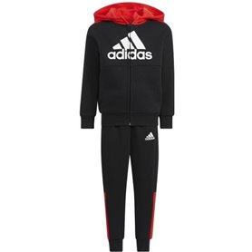Survêtement Adidas Essentials noir / rouge enfant