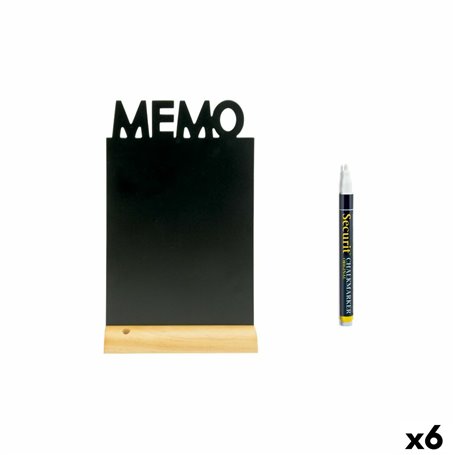 Ardoise Securit Memo Avec support 34,5 x 21 x 6 cm