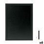 Ardoise Securit Woody Teck Mural Noir 80 x 60 cm