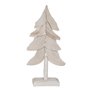 Sapin de Noël Blanc Bois de paulownia 29 x 12 x 62 cm