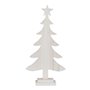 Sapin de Noël Blanc Bois de paulownia 40 x 2 x 80 cm