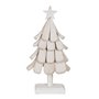 Sapin de Noël Blanc Bois de paulownia 31 x 25 x 60 cm