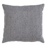 Coussin Polyester Coton Gris 45 x 45 cm