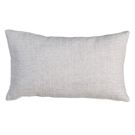 Coussin Polyester Coton Gris 50 x 30 cm