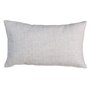 Coussin Polyester Coton Gris 50 x 30 cm