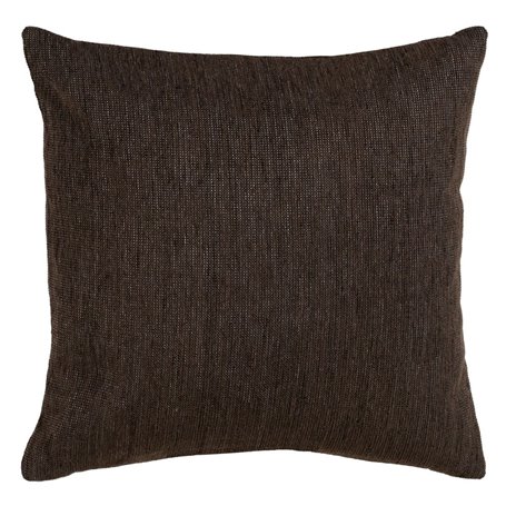 Coussin Polyester Coton Marron 45 x 45 cm