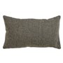 Coussin Polyester Coton Gris 50 x 30 cm