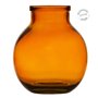 Vase Ambre verre recyclé 21 x 21 x 25 cm