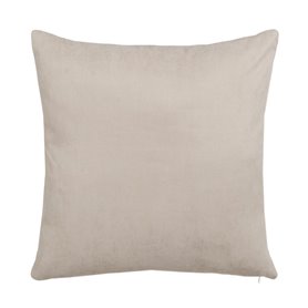 Coussin Polyester Beige 45 x 45 cm