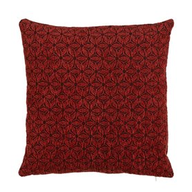 Coussin Polyester Bordeaux 45 x 45 cm