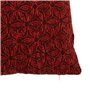 Coussin Polyester Bordeaux 45 x 45 cm