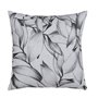 Coussin Polyester Coton Blanc Noir Volets 45 x 45 cm