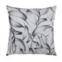 Coussin Polyester Coton Blanc Noir Volets 45 x 45 cm