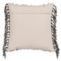 Coussin Coton Noir Beige 45 x 45 cm