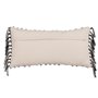 Coussin Coton Noir Beige 30 x 60 cm