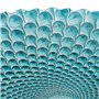 Centre de Table Bleu verre 50 x 50 cm