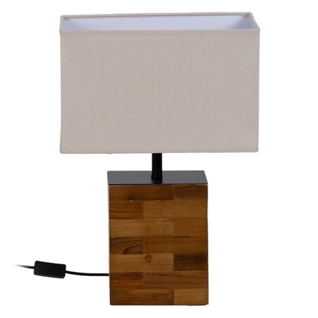 Lampe Marron Crème 60 W 35 x 18 x 51 cm