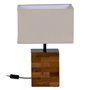 Lampe Marron Crème 60 W 35 x 18 x 51 cm