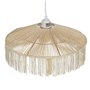 Suspension Beige Papier Fer 220-240 V 41 x 41 x 17 cm