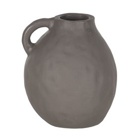 Vase Gris Céramique 18 x 18 x 20 cm