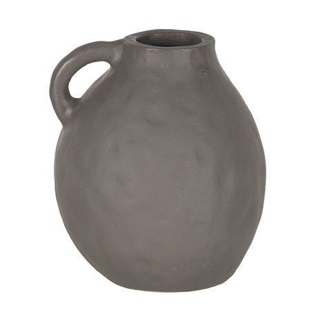 Vase Gris Céramique 18 x 18 x 20 cm