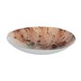 Centre de Table Saumon Verre 29 x 29 x 5 cm