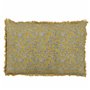 Coussin Coton Beige Moutarde 60 x 40 cm