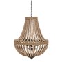 Suspension Naturel Métal bois de chêne 220-240 V 60 x 60 x 80 cm