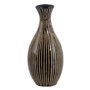 Vase Noir Beige 20 x 20 x 45 cm