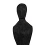 Figurine Décorative Noir Femme 9 x 9 x 77 cm