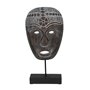 Figurine Décorative Marron Masque 24 x 12 x 46 cm