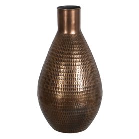 Vase Bronze Doré Aluminium 30 x 30 x 56 cm